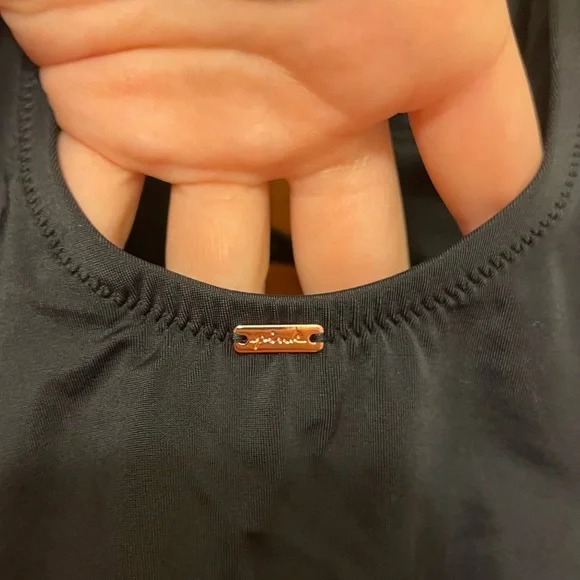 PINK Victoria's Secret Black One Piece Swimwear - Picture 8 of 12